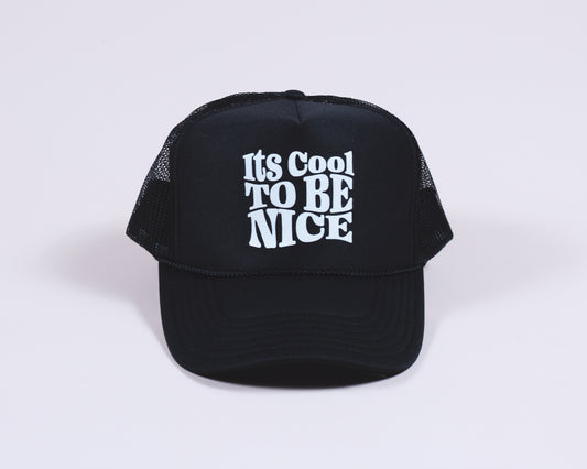 "Be Nice" OG Hat Black